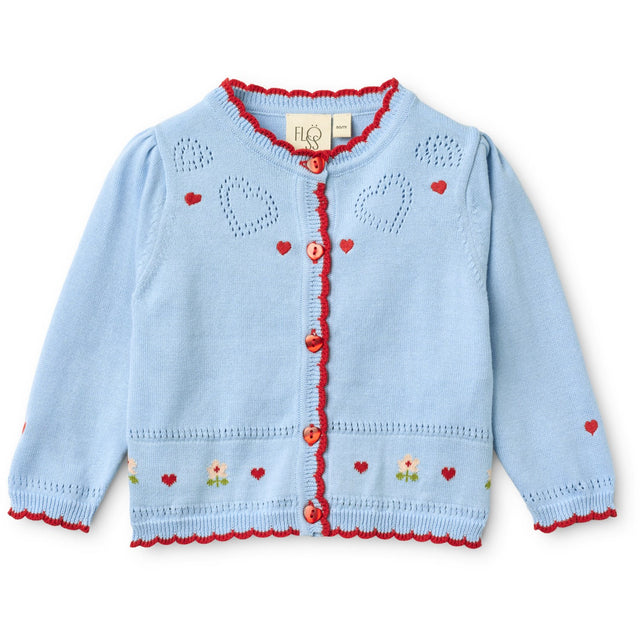 Flöss Blue Sky Blanca Cardigan