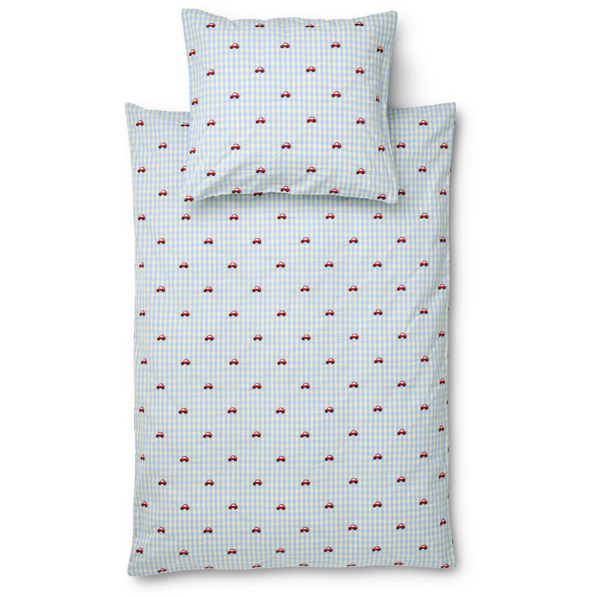 Flöss Blue Gingham Albert Dyne + Pude