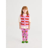 Bobo Choses Purple Bc Striped Strikket Vest