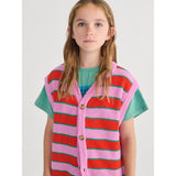 Bobo Choses Purple Bc Striped Strikket Vest