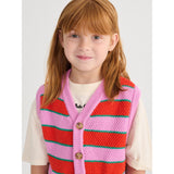 Bobo Choses Purple Bc Striped Strikket Vest