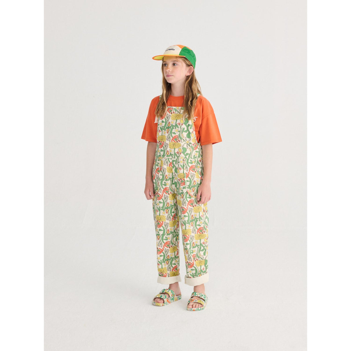 Bobo Choses Offwhite Farve Herbalist All Over Woven Dungaree
