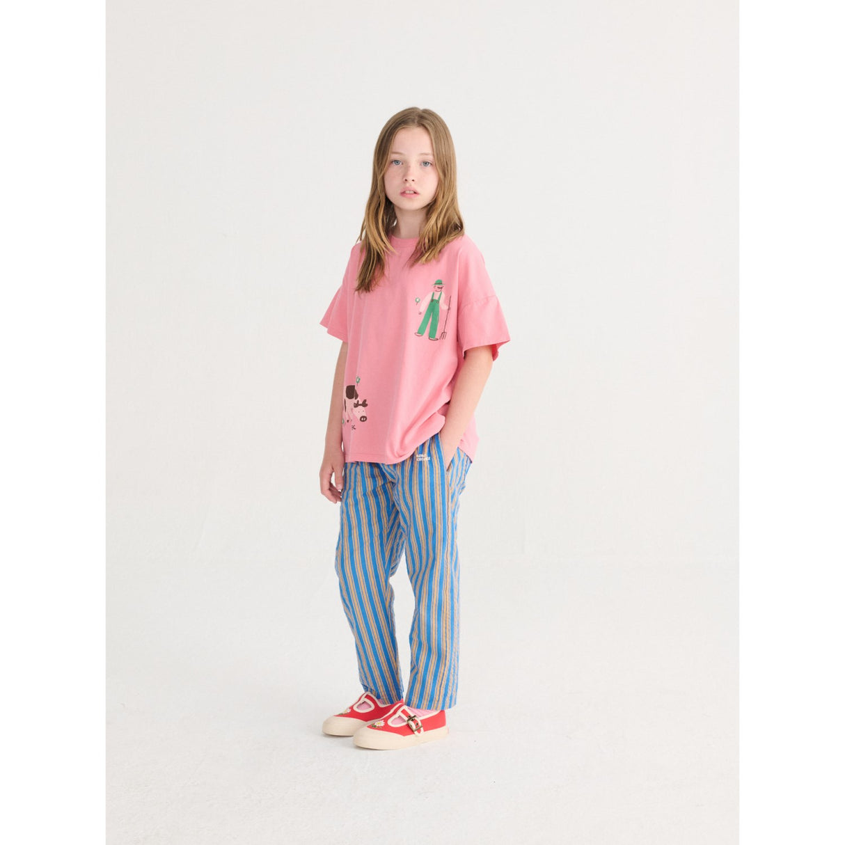 Bobo Choses Navy Blue New Hairline Woven Bukser