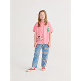 Bobo Choses Navy Blue New Hairline Woven Bukser