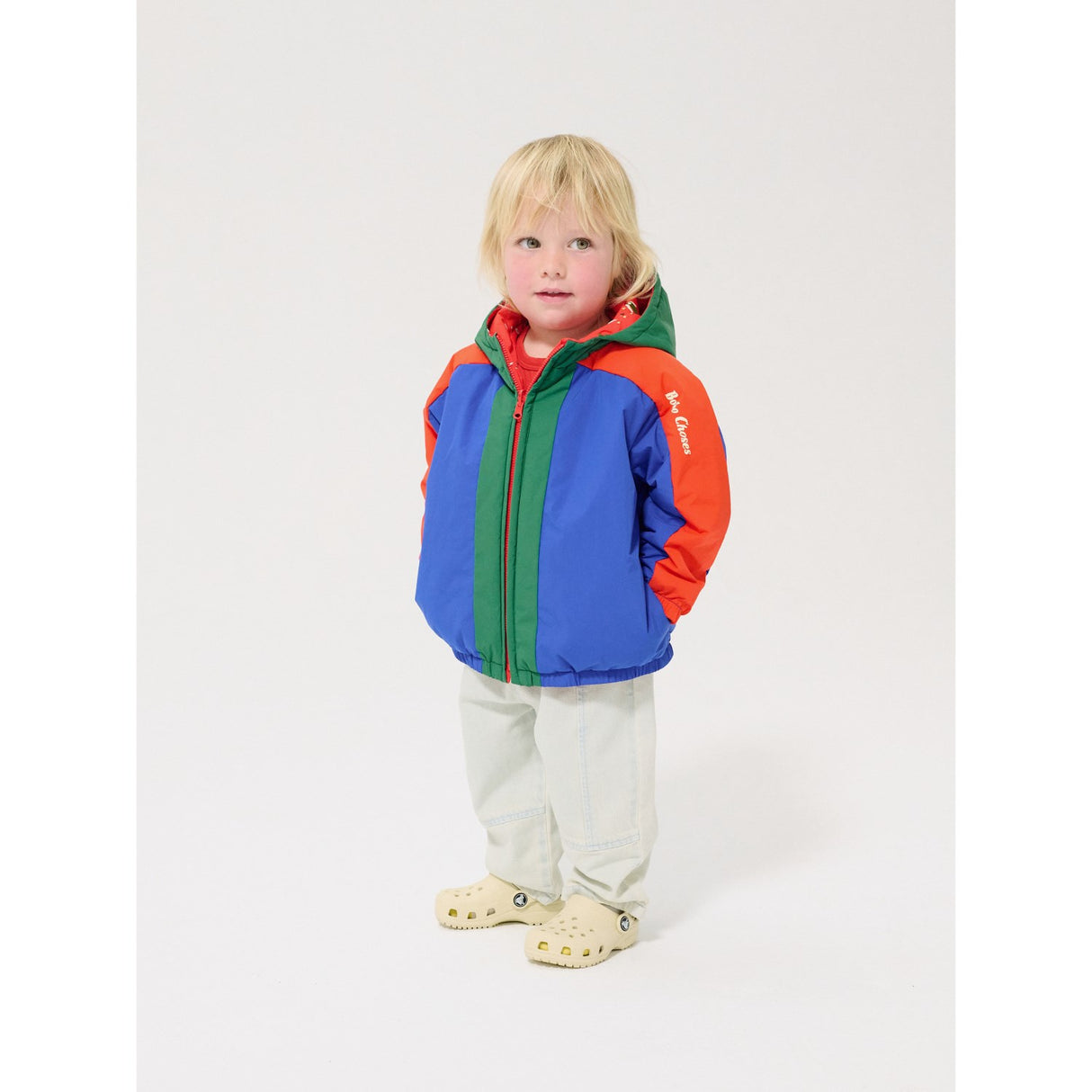 Bobo Choses Red Farm Adventure All Over Vendbar Anorak