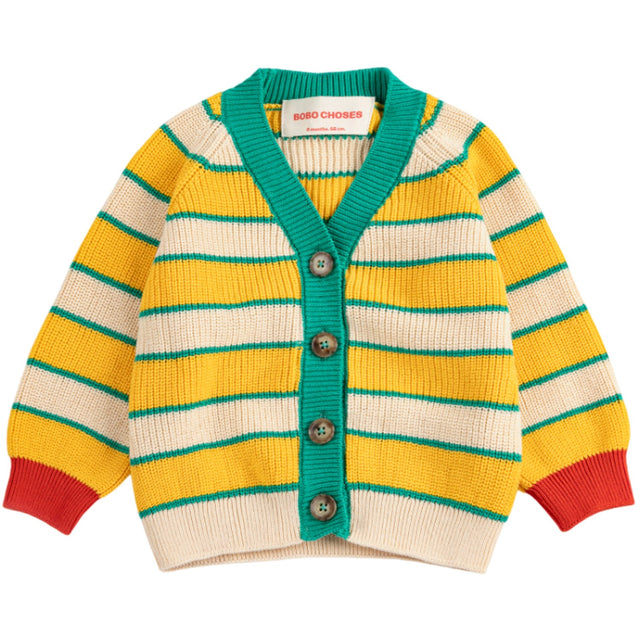 Bobo Choses Multicolor Bc Striped Cardigan