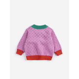 Bobo Choses Multicolor Farve Block Open Work Cardigan