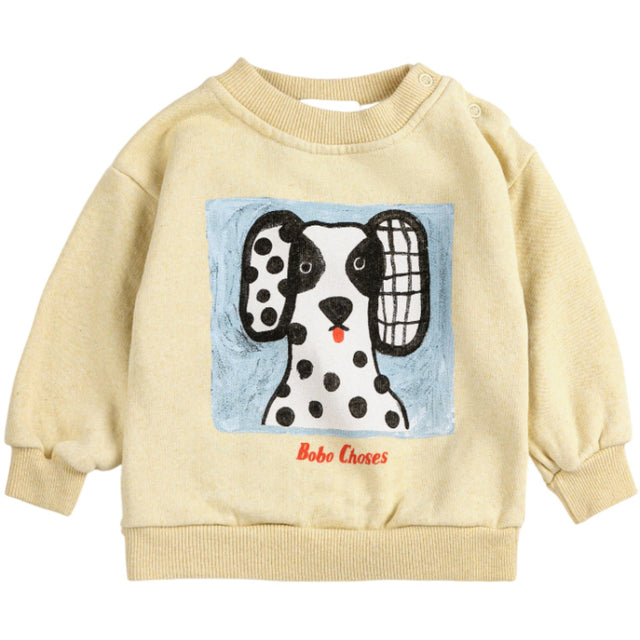Bobo Choses Yellow Van Dog Sweartshirt