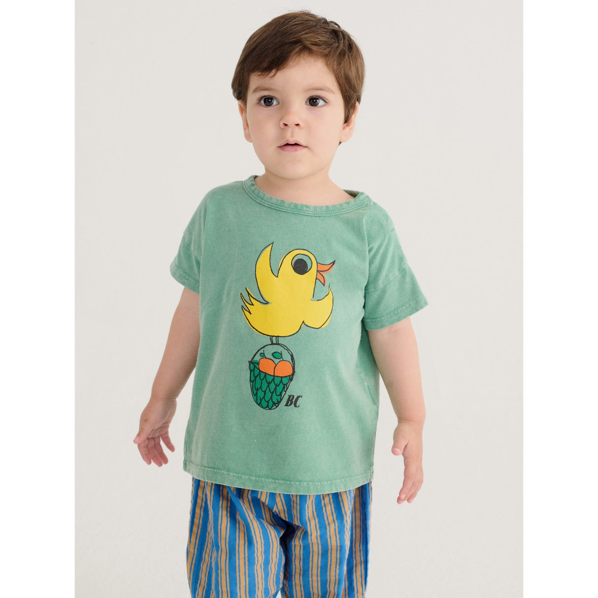 Bobo Choses Green Flying Oranges T-Shirt
