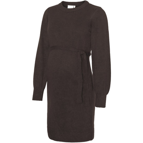 Mama;licious Hot Fudge Melange Mlnewanne L/S Abk Strik Kjole A. Noos
