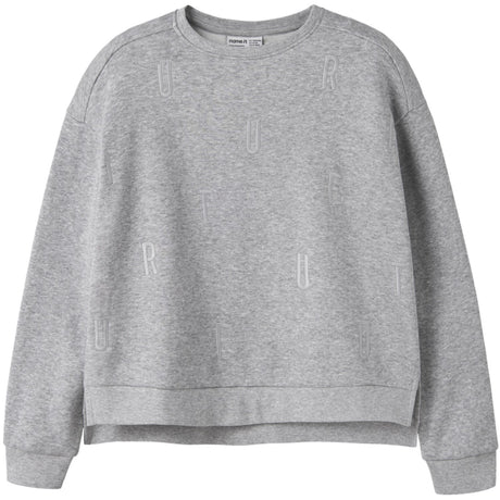 Name It Light Grey Melange Nkfnillina Ls Rlx Swe Bru Pb