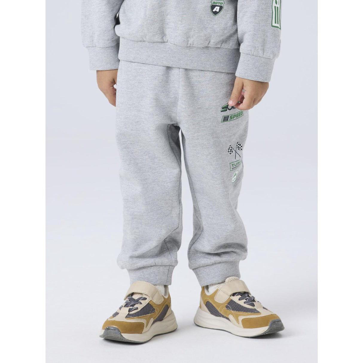 Name It Grey Melange Nmmnilius Nreg Swe Bukser Bru Pb