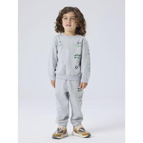 Name It Grey Melange Nmmnilius Nreg Swe Bukser Bru Pb