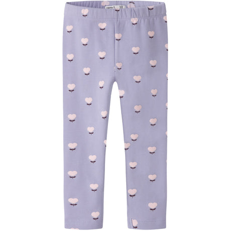 Name It Lavender Icing Nmfolini Swe Leggings Bru Pb