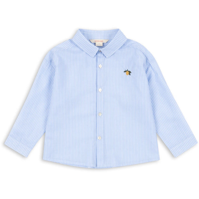 Konges Sløjd Blue Stripe Wes Skjorte Gots