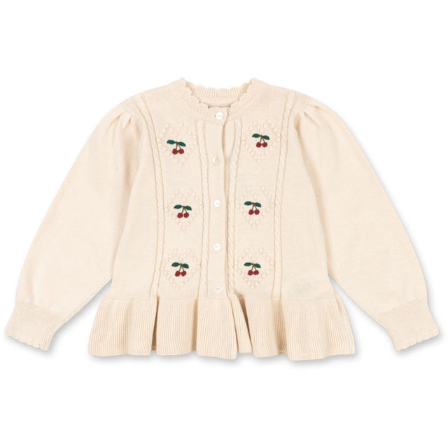 Konges Sløjd Pearled Ivory Soleil Cardigan Gots
