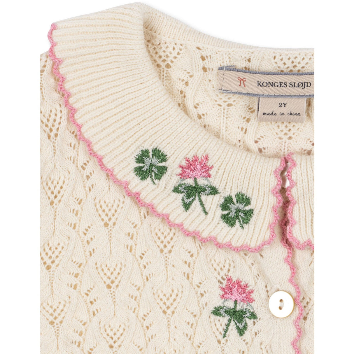 Konges Sløjd Off White Rosier Cardigan