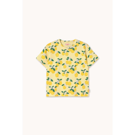 TinyCottons Mellow Yellow Oranges Rib Tee