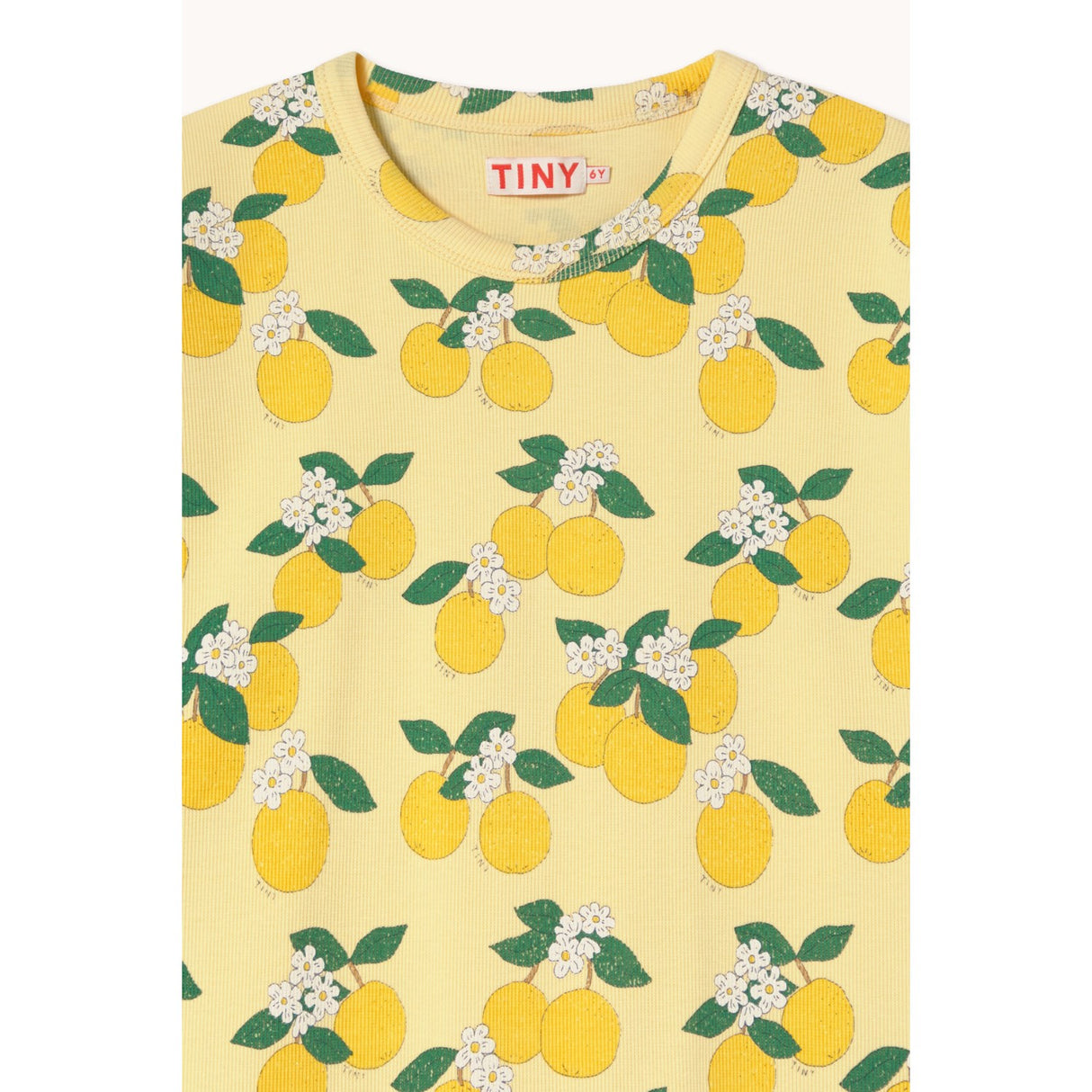 TinyCottons Mellow Yellow Oranges Rib Tee