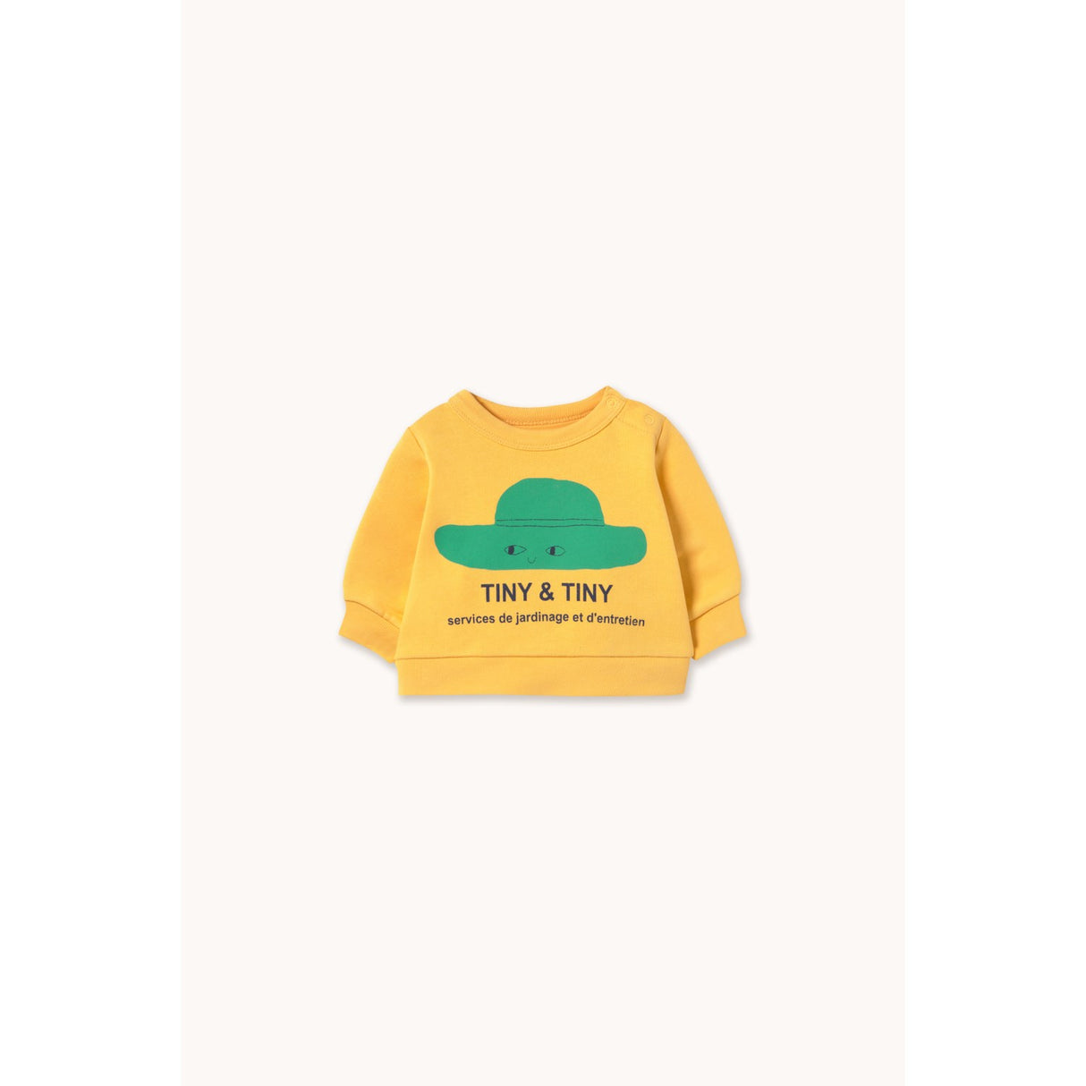 TinyCottons Soft Yellow Tiny Hue Baby Sweatshirt