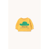 TinyCottons Soft Yellow Tiny Hue Baby Sweatshirt