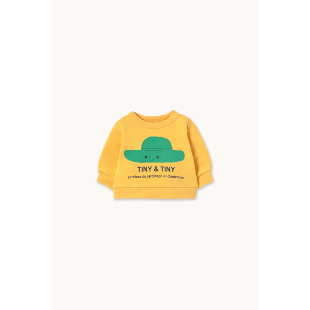 TinyCottons Soft Yellow Tiny Hue Baby Sweatshirt