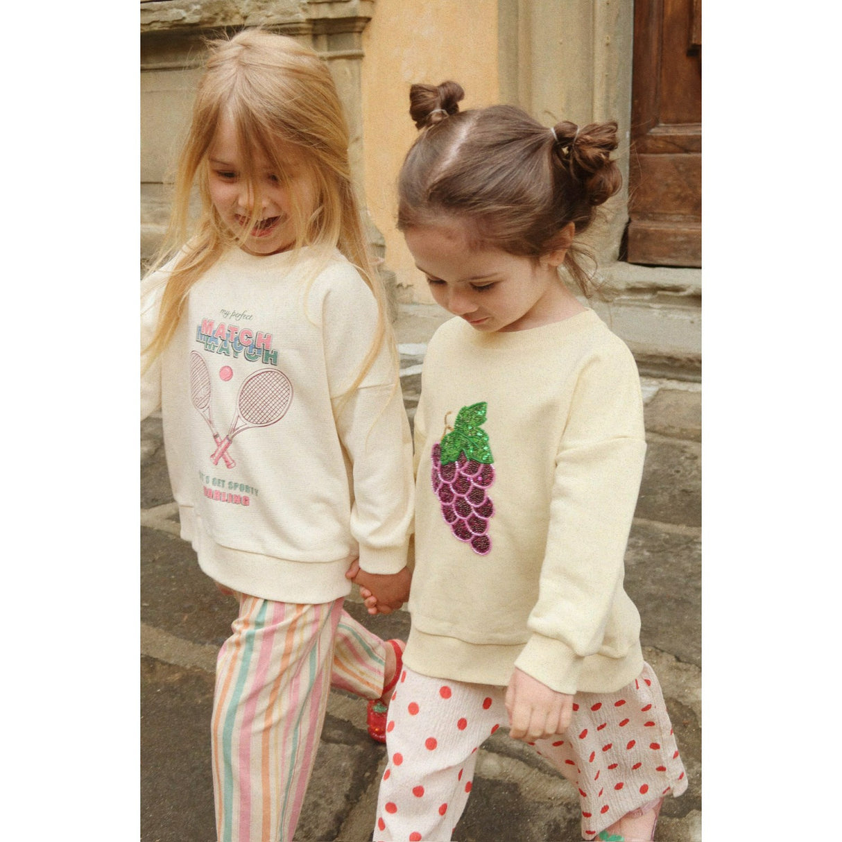 Konges Sløjd Buttercream Loupy Lou Sweat Skjorte Ocs