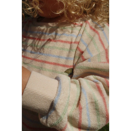 Konges Sløjd Confetti Stripe Itty Rib Sweatshirt Gots