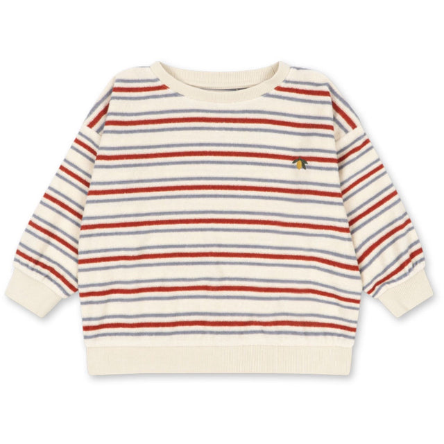 Konges Sløjd Stripe Winds Itty Rib Sweatshirt Gots