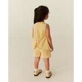 COPENHAGEN COLORS Pale Yellow Comb. Deco Top & Shorts Sæt