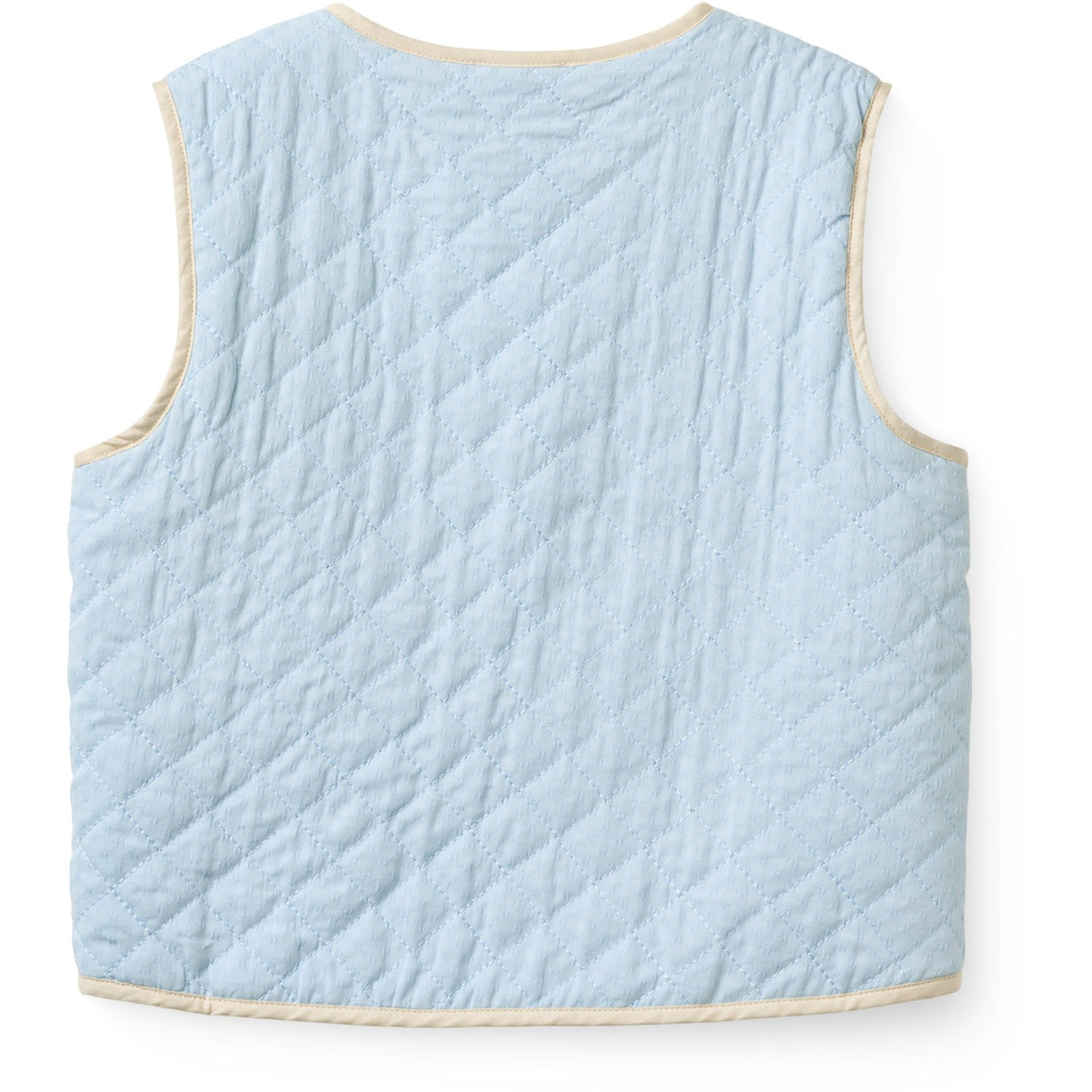 COPENHAGEN COLORS Lt. Blue Comb. Quiltet Vest