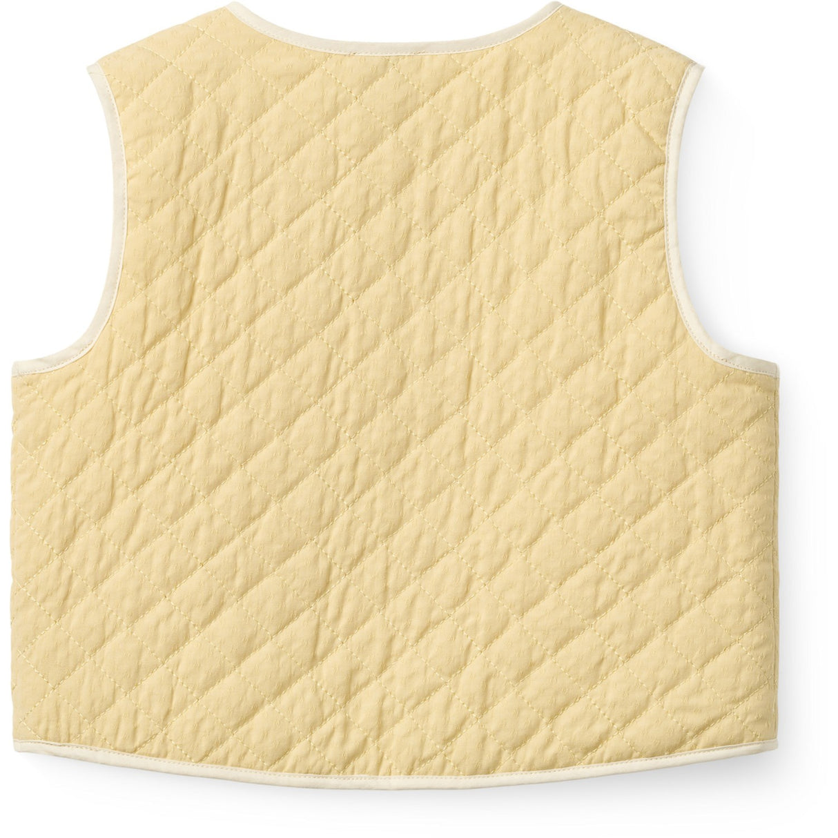 COPENHAGEN COLORS Pale Yellow Comb. Quiltet Vest