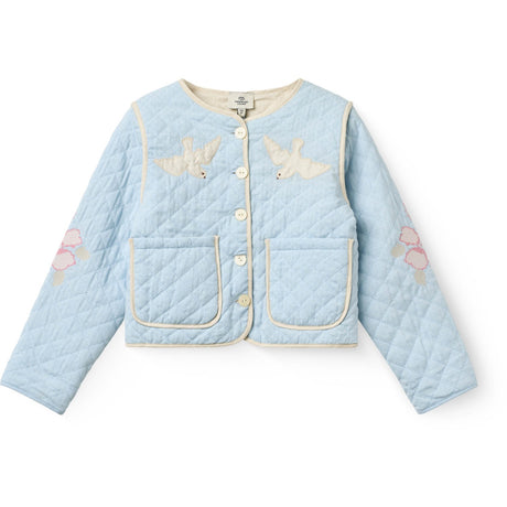 COPENHAGEN COLORS Lt. Blue Comb. Quiltet Jakke