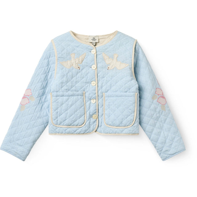COPENHAGEN COLORS Lt. Blue Comb. Quiltet Jakke