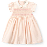 COPENHAGEN COLORS Dusty Rose Comb. Smock Kjole W. Emb.