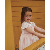 COPENHAGEN COLORS Dusty Rose Comb. Smock Kjole W. Emb.