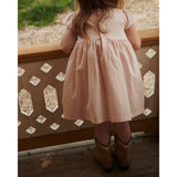 COPENHAGEN COLORS Dusty Rose Comb. Smock Kjole W. Emb.