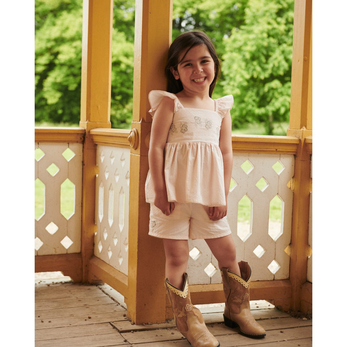 COPENHAGEN COLORS Dusty Rose Comb. Summer Sæt W. Emb.