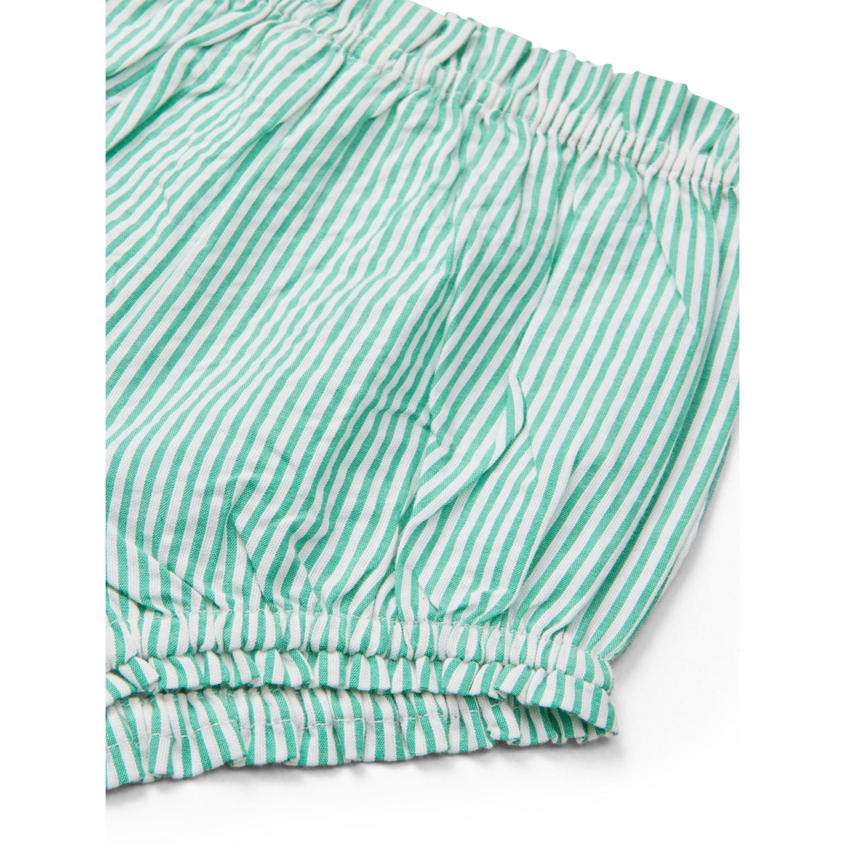 COPENHAGEN COLORS Sharp Green W Cream Stripe Seersucker Baby Sæt