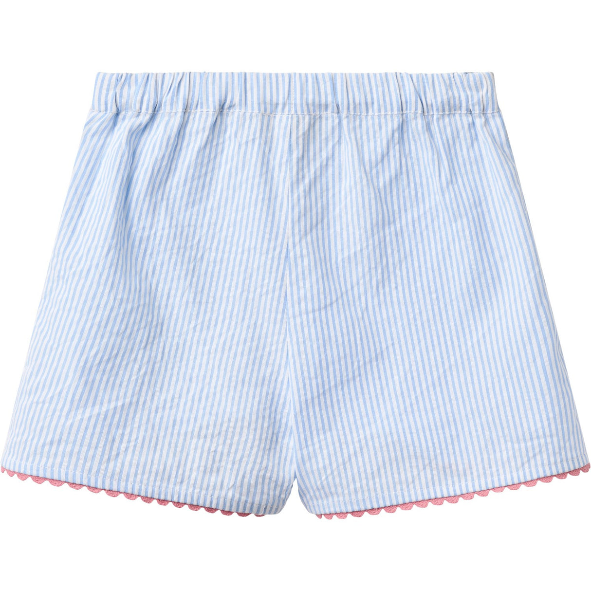 COPENHAGEN COLORS Sky Blue W Cream Stripe Seersucker Deco Sæt