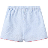 COPENHAGEN COLORS Sky Blue W Cream Stripe Seersucker Deco Sæt