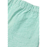 COPENHAGEN COLORS Sharp Green W Cream Stripe Seersucker Pajama Bukser