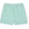COPENHAGEN COLORS Sharp Green W Cream Stripe Seersucker Shorts Sporty