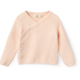 COPENHAGEN COLORS Soft Pink Baby Cross-Over Cardigan