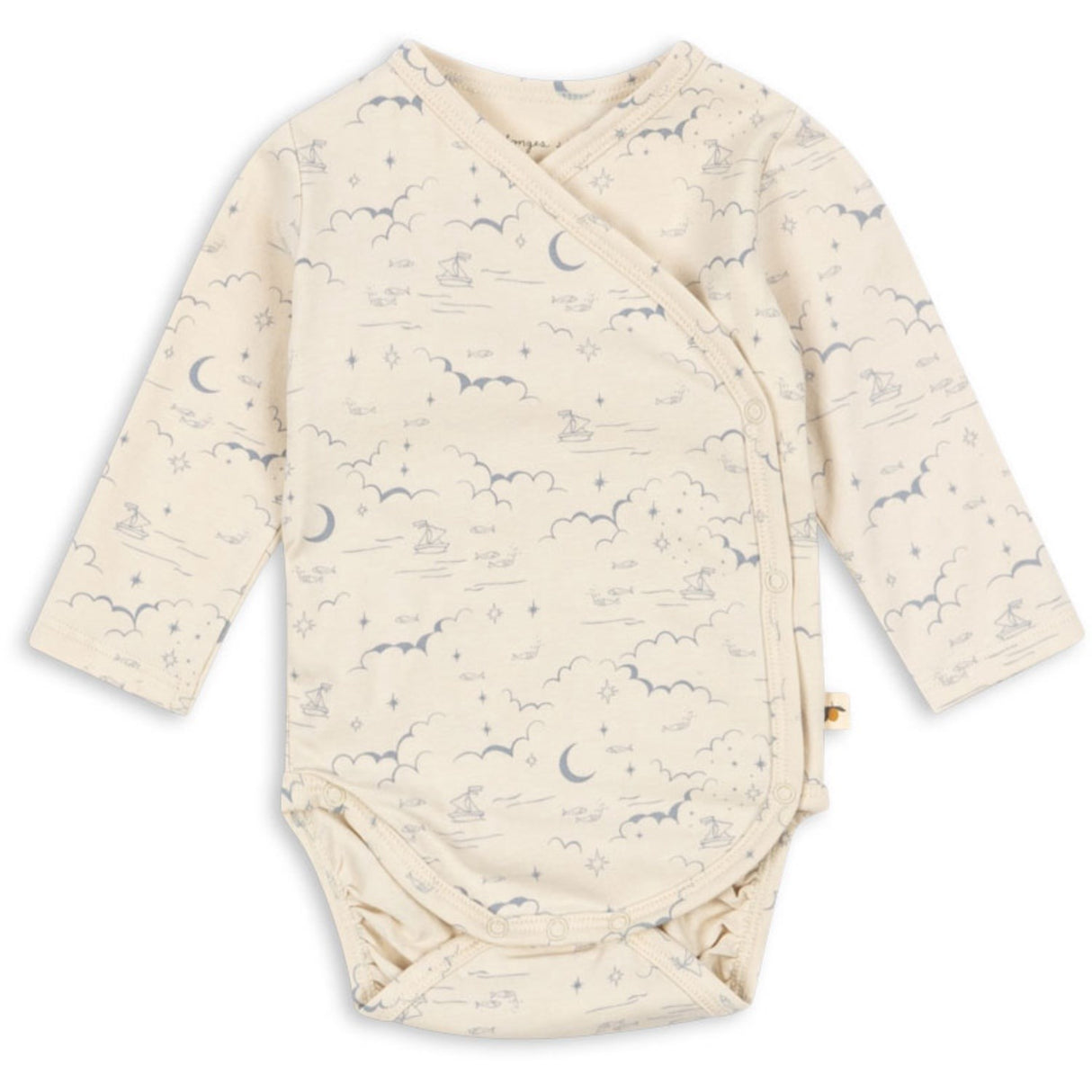 Konges Sløjd Cielo Marino Basic Ls Newborn Body Gots