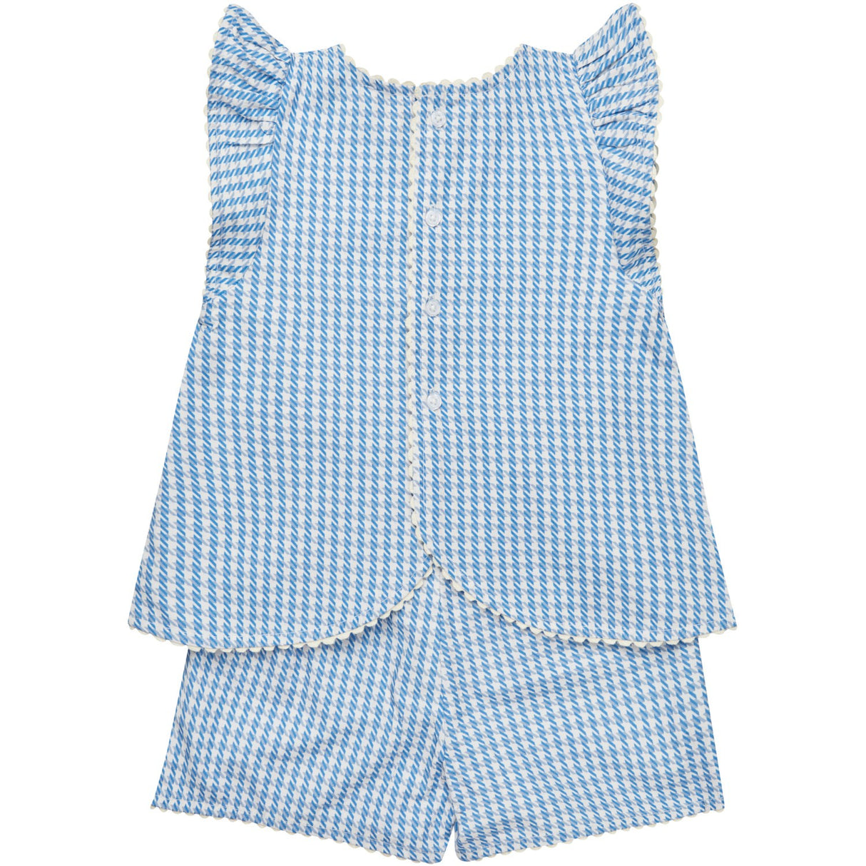 COPENHAGEN COLORS Blue Houndstooth Mini Houndstooth Deco Sæt