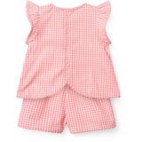 COPENHAGEN COLORS Pink Houndstooth Mini Houndstooth Deco Sæt