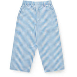 COPENHAGEN COLORS Blue Houndstooth Mini Houndstooth Bukser