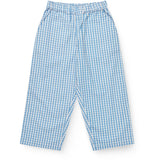 COPENHAGEN COLORS Blue Houndstooth Mini Houndstooth Bukser
