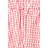COPENHAGEN COLORS Pink Houndstooth Mini Houndstooth Bukser